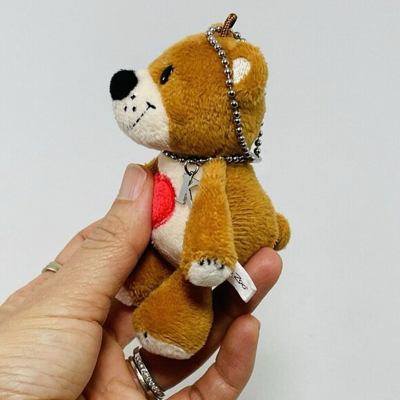 Suzy Zoo Bear Plush Keyring Keychain Initial Letter K Personal Name Love Heart - Picture 3 of 12